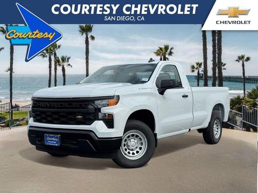 Summit White 2026 Chevrolet Silverado 1500 WT
