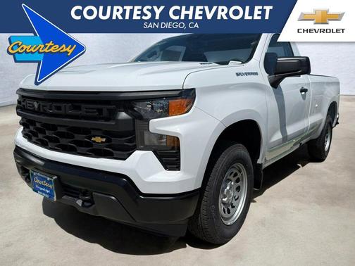 Summit White 2026 Chevrolet Silverado 1500 WT