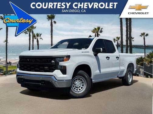 Summit White 2026 Chevrolet Silverado 1500 WT