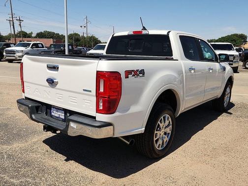 White Platinum Metallic Tri-Coat 2020 Ford Ranger LARIAT