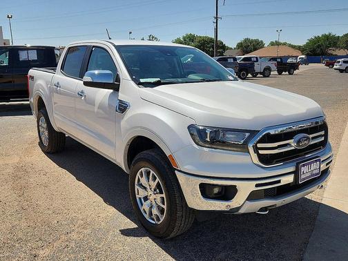 White Platinum Metallic Tri-Coat 2020 Ford Ranger LARIAT