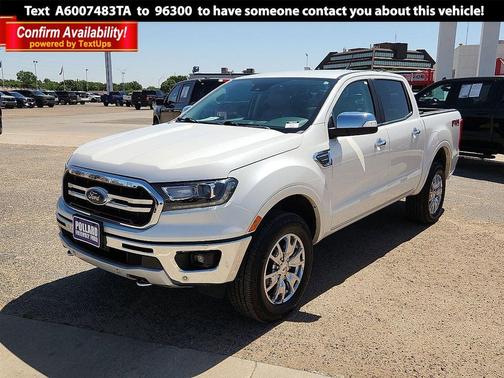 White Platinum Metallic Tri-Coat 2020 Ford Ranger LARIAT