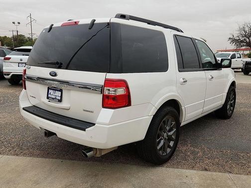 White Platinum Metallic Tri-Coat 2017 Ford Expedition Limited