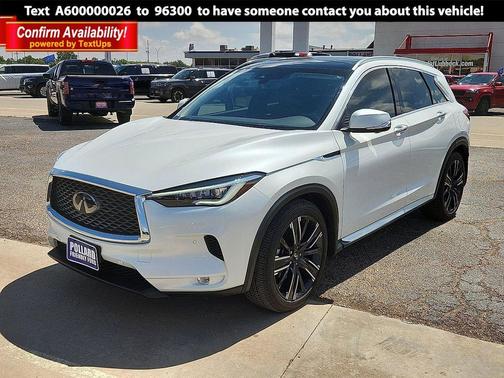 Radiant White 2023 INFINITI QX50 SENSORY AWD