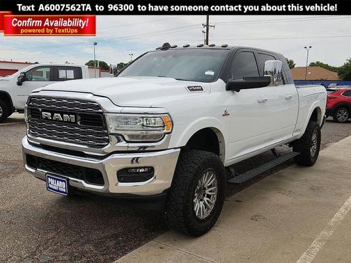Bright White Clearcoat 2020 RAM 2500 Limited Mega Cab 4x4 6'4' Box