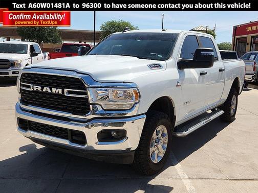 Bright White Clearcoat 2024 RAM 2500 Big Horn Crew Cab 4x4 6'4' Box