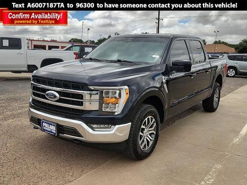 Antimatter Blue Metallic 2022 Ford F-150 Lariat