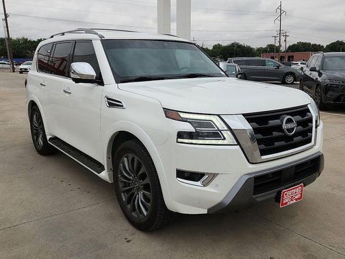 Aspen White Tricoat 2023 Nissan Armada Platinum 2WD