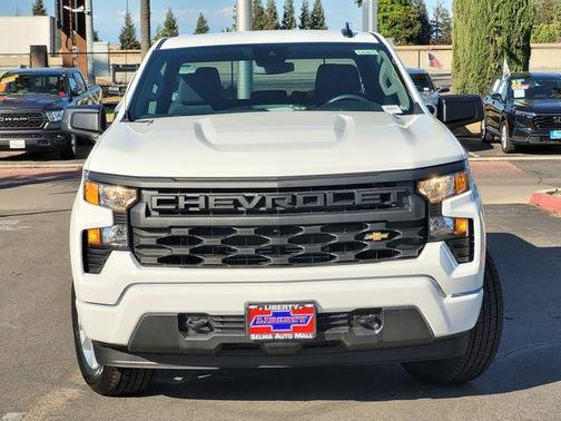 Summit White 2026 Chevrolet Silverado 1500 Custom