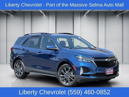 Blue 2022 Chevrolet Equinox RS