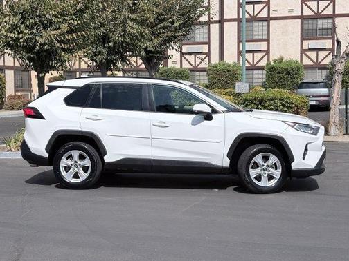 Super White 2019 Toyota RAV4 XLE