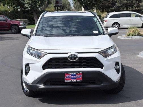 Super White 2019 Toyota RAV4 XLE