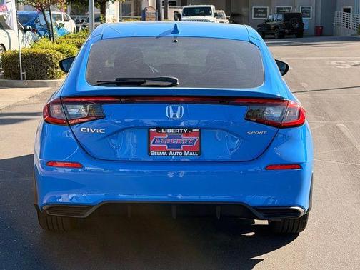 Blue 2025 Honda Civic Sport