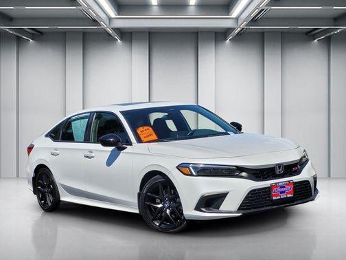 White 2023 Honda Civic Si Base