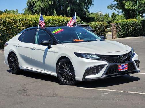 Midnight Black Metallic 2023 Toyota Camry XSE V6