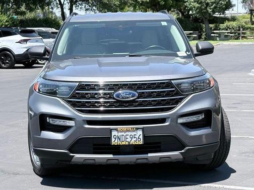 Gray Metallic 2024 Ford Explorer XLT