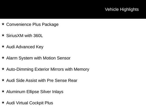 Mythos Black Metallic 2025 Audi A5 Sportback 45 S line quattro Premium