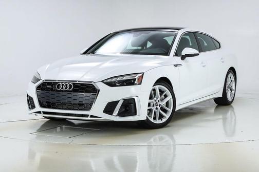 Arkona White 2024 Audi A5 Sportback 45 S line quattro Premium