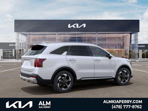Snow White Pearl 2026 Kia Sorento Hybrid EX