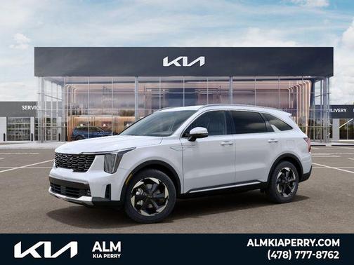 Snow White Pearl 2026 Kia Sorento Hybrid EX