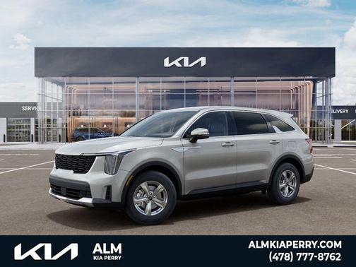 Ivory Silver 2026 Kia Sorento LX