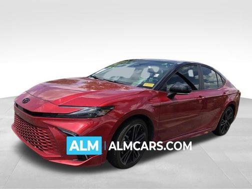 Midnight Black Metallic 2025 Toyota Camry XSE