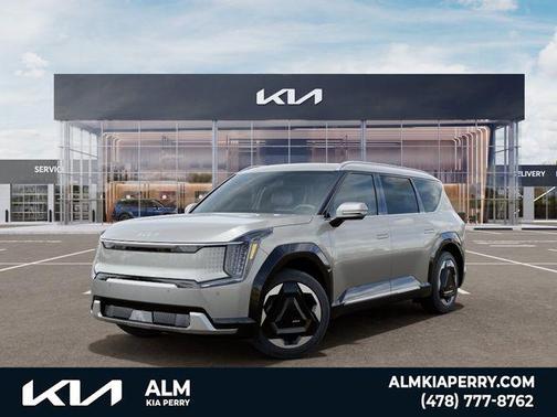 Ivory Silver 2026 Kia EV9 Land