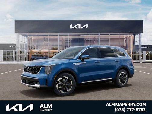 Mineral Blue 2026 Kia Sorento Hybrid EX