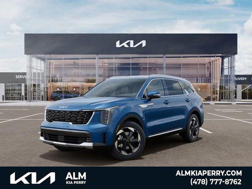 Mineral Blue 2026 Kia Sorento Hybrid EX