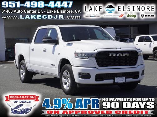 Bright White Clearcoat 2026 RAM 1500 Big Horn/Lone Star