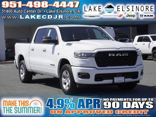 Bright White Clearcoat 2026 RAM 1500 Big Horn/Lone Star