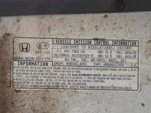 2017 Honda Accord EX