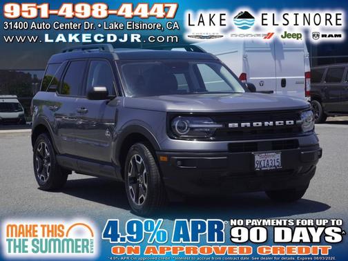 Gray Metallic 2023 Ford Bronco Sport Outer Banks