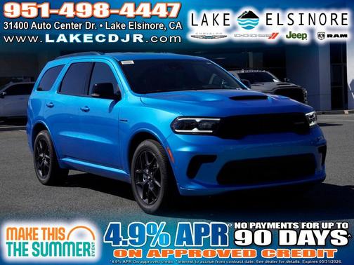 Blue 2026 Dodge Durango GT Plus HEMI V8
