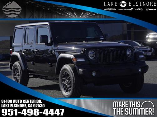 Black Clearcoat 2026 Jeep Wrangler Sport RHD