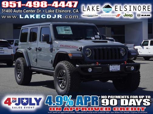 Anvil Clearcoat 2026 Jeep Wrangler Rubicon