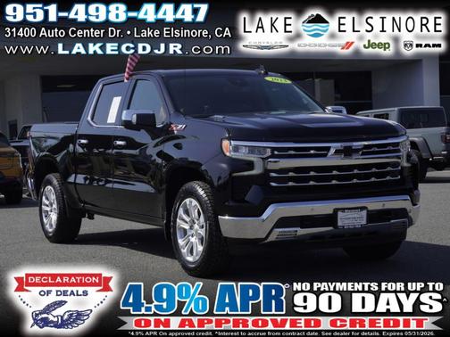 Black 2023 Chevrolet Silverado 1500 LTZ
