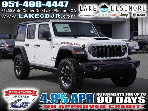 Bright White Clearcoat 2026 Jeep Wrangler Rubicon
