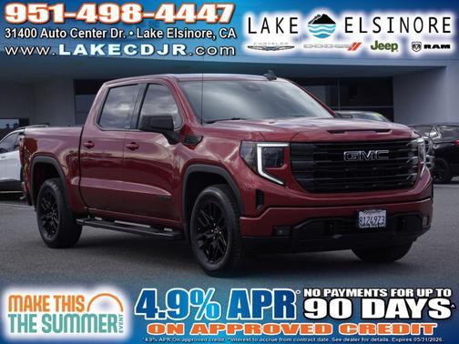 Volcanic Red 2024 GMC Sierra 1500 Elevation