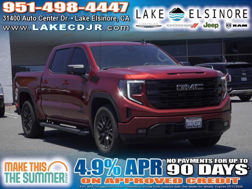 Volcanic Red 2024 GMC Sierra 1500 Elevation