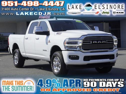 Bright White Clearcoat 2024 RAM 2500 Laramie
