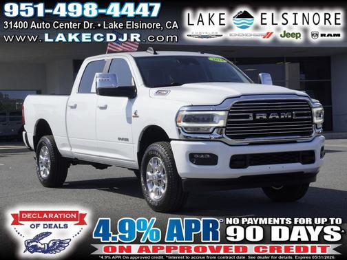 Bright White Clearcoat 2024 RAM 2500 Laramie