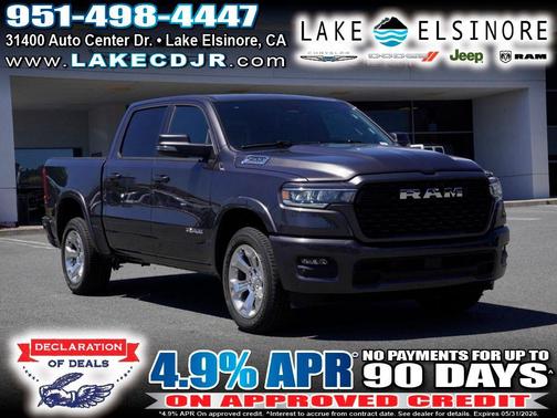 Granite Crystal Clearcoat Metallic 2026 RAM 1500 Big Horn/Lone Star