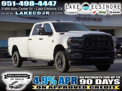 Bright White Clearcoat 2026 RAM 2500 Tradesman