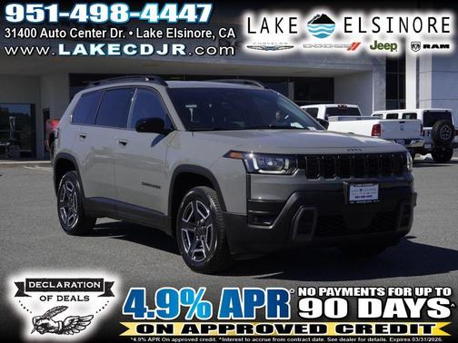 Sting Gray Clearcoat 2026 Jeep Cherokee LAREDO/LIMITED
