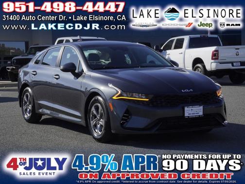 Gravity Gray 2023 Kia K5 LXS