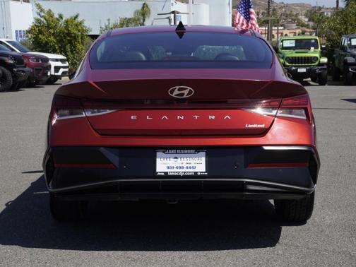 Red 2024 Hyundai ELANTRA Limited