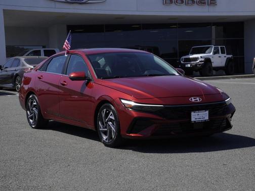 Red 2024 Hyundai ELANTRA Limited