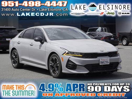 Wolf Gray 2021 Kia K5 GT-Line