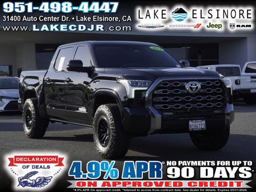 Midnight Black Metallic 2024 Toyota Tundra Platinum